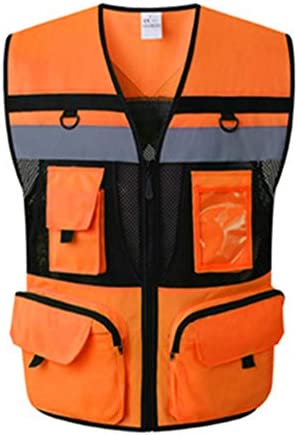 Safety Vest Engineer semi Mesh Orange