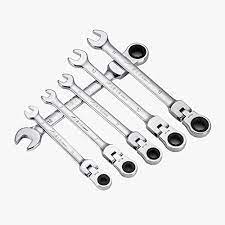 Rvian - Automatic Wrench Set 7 pcs, movable head