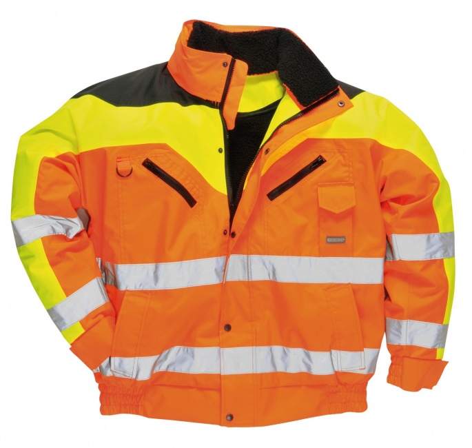 Jacket - Higi Visible , Yellow & Orange, Large