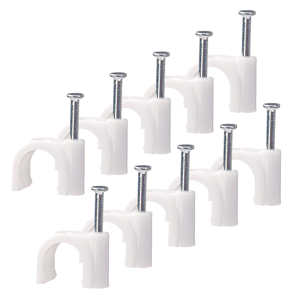 Plastic Cable Clip 6 mm