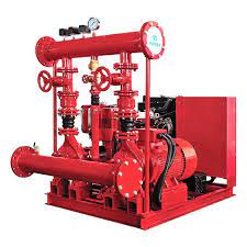 Electric fire pump 500 GPM  7 bar with jockey