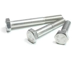 Hex Screw White Full Threaded, 6 × 30 mm