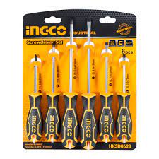 INGCO - 6 pcs screwdriver set , HKSD0628