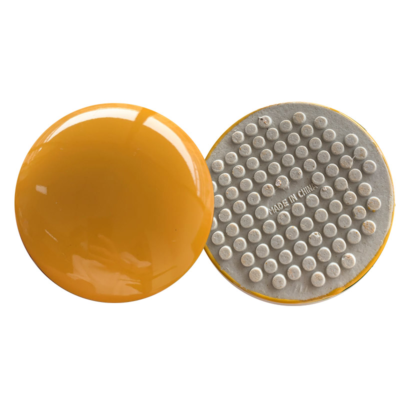 Ceramic Road Stud China - Yellow