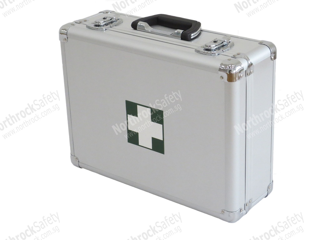 First Aid Kit Aluminum Filled- Large