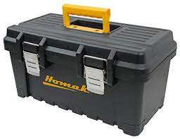 Tool Box Steel&Plastic 14 inch , Black & Yellow