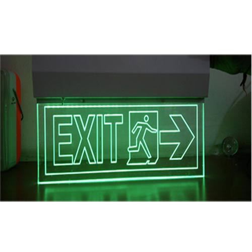 [10342323102] Exit Sign Light - Clear , "EXIT" with Right Arrow