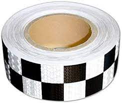 [104522601] Reflective Tape - Black & White, Model 11, 2", 1 Meter