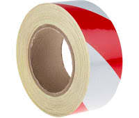 [104524225] Reflective Tape - Red & White, Model 11, 2", 25 Meter