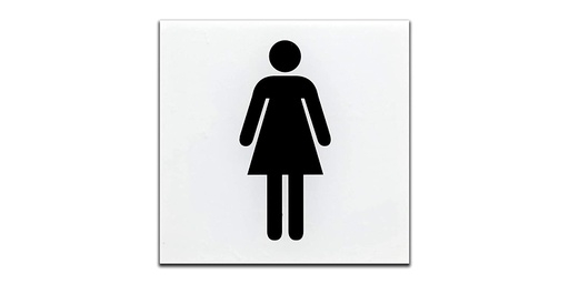 [1046212043022] Plastic Sign - Female Toilets , size 30*12 cm