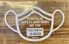 [1046212224542] Sticker - Kids "For your safety wear a mask"