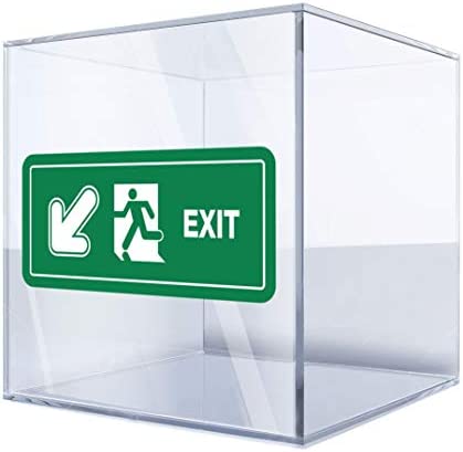 [10462226917] Sticker - Exit , Size 12*30 cm