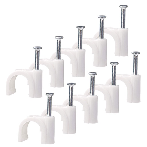 [1124541260] Plastic Cable Clip 6 mm