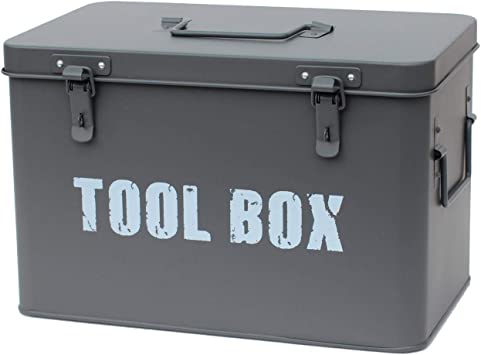 [1134487750] KMR - Tool Box Steel , Gray 43 cm